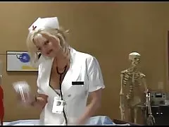 Russian skinny girl in stockings gets fucked and sucks mouth with cum