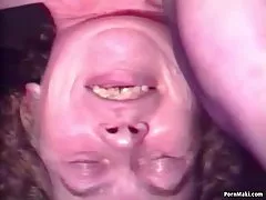 Flat chested skinny skinny babe cool fucking with a friend on a leather sofa